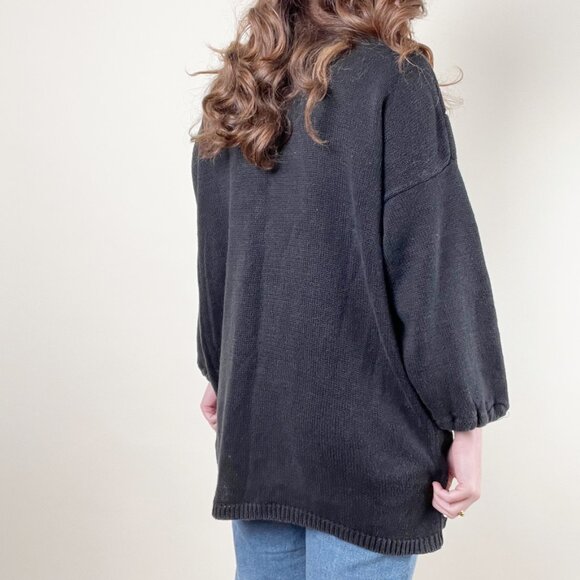 Rare Vintage Sequin Beaded Argyle Preppy Christmas Holiday Sweater / Mini Dress - Picture 2 of 6